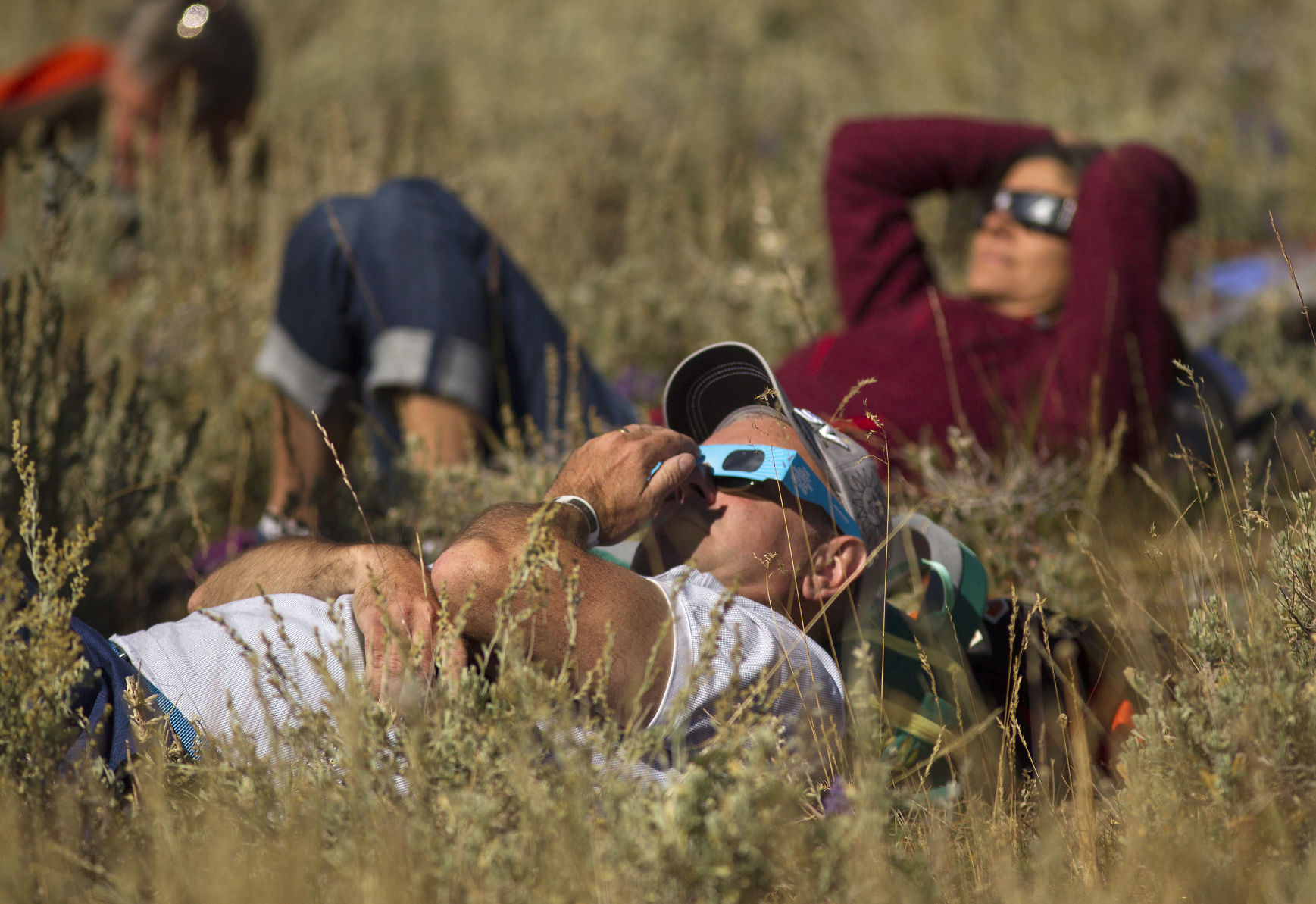 Solar eclipse draws spectators to Baldy